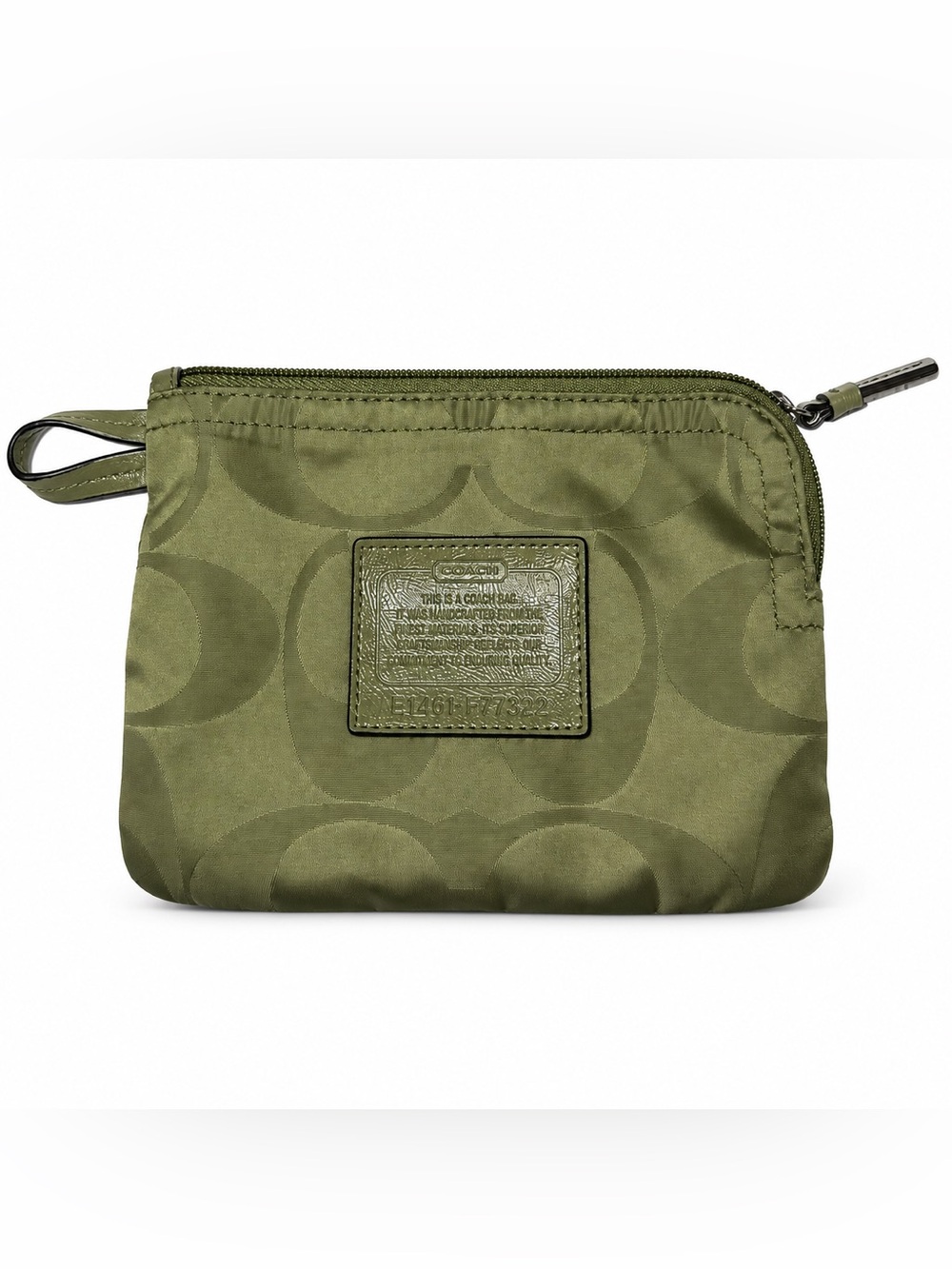 Coach Getaway Signature Nylon Pouch